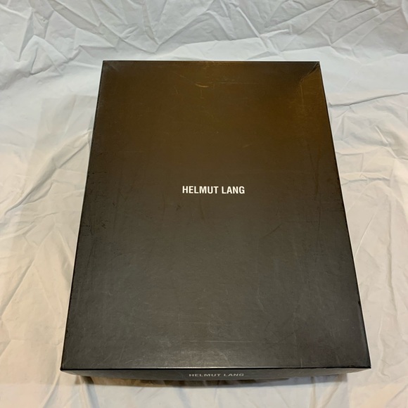 HELMUT LANG SLOUCH TALL HEELED BOOT LEATHER BLACK - Picture 9 of 12